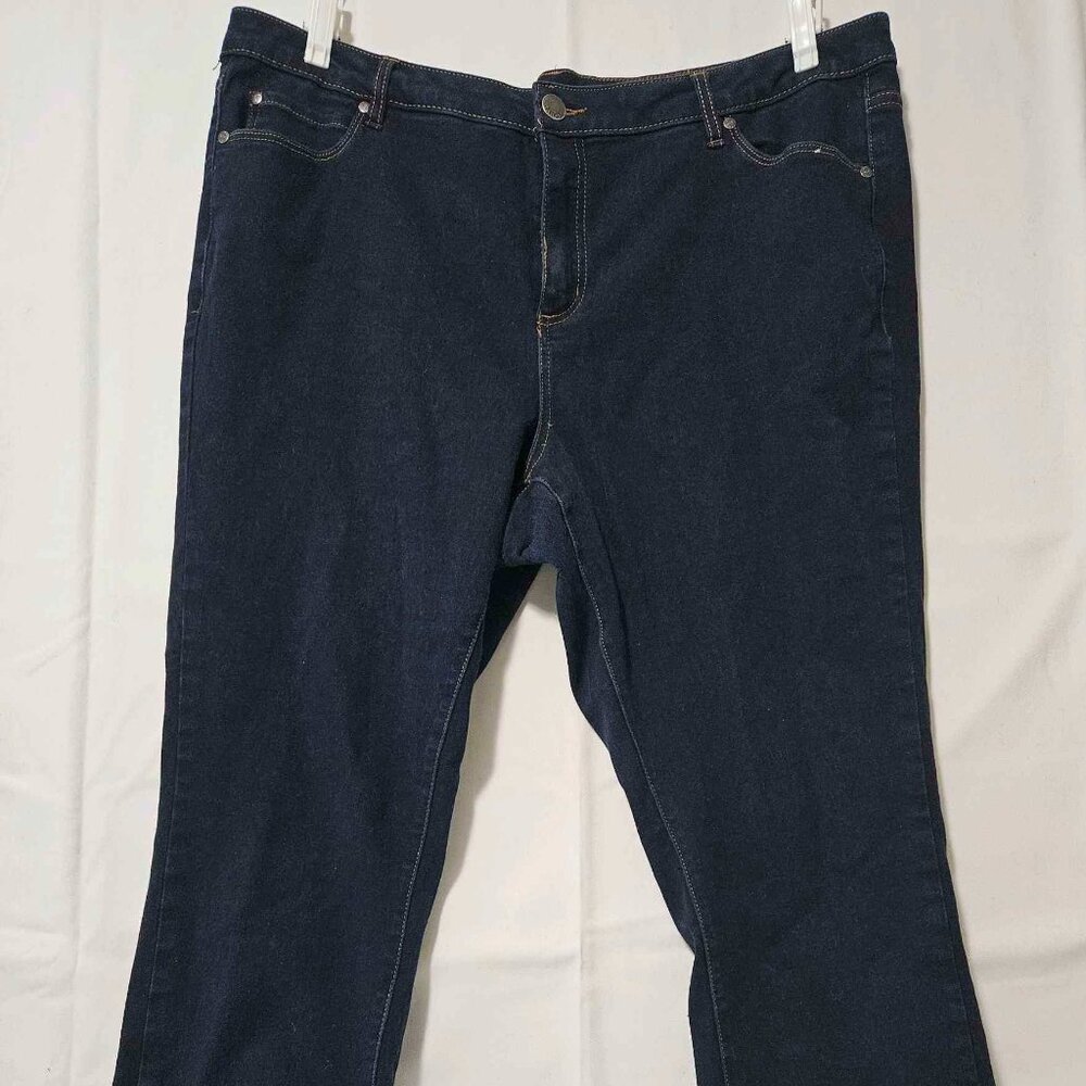 Tahari - Women’s Dark Wash Skinny Jeans